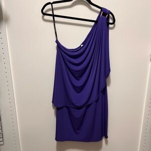 One-shoulder cocktail dress